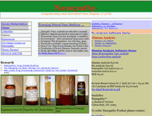 Tablet Screenshot of nanopathy.com